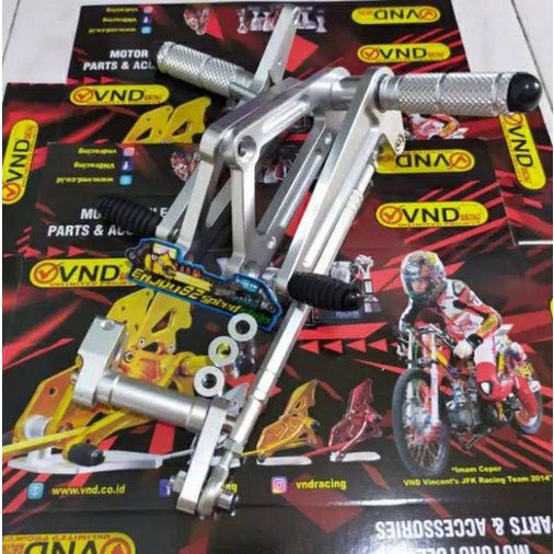 footstep depan underbone Ninja RR Ninja R full cnc original disc dan non disc