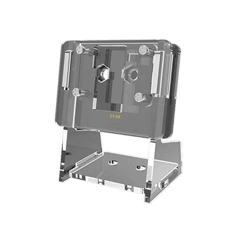 Btsg Untuk Raspberry Transparan Akrilik 5MP Kamera Holder Bening Support Bracket Case
