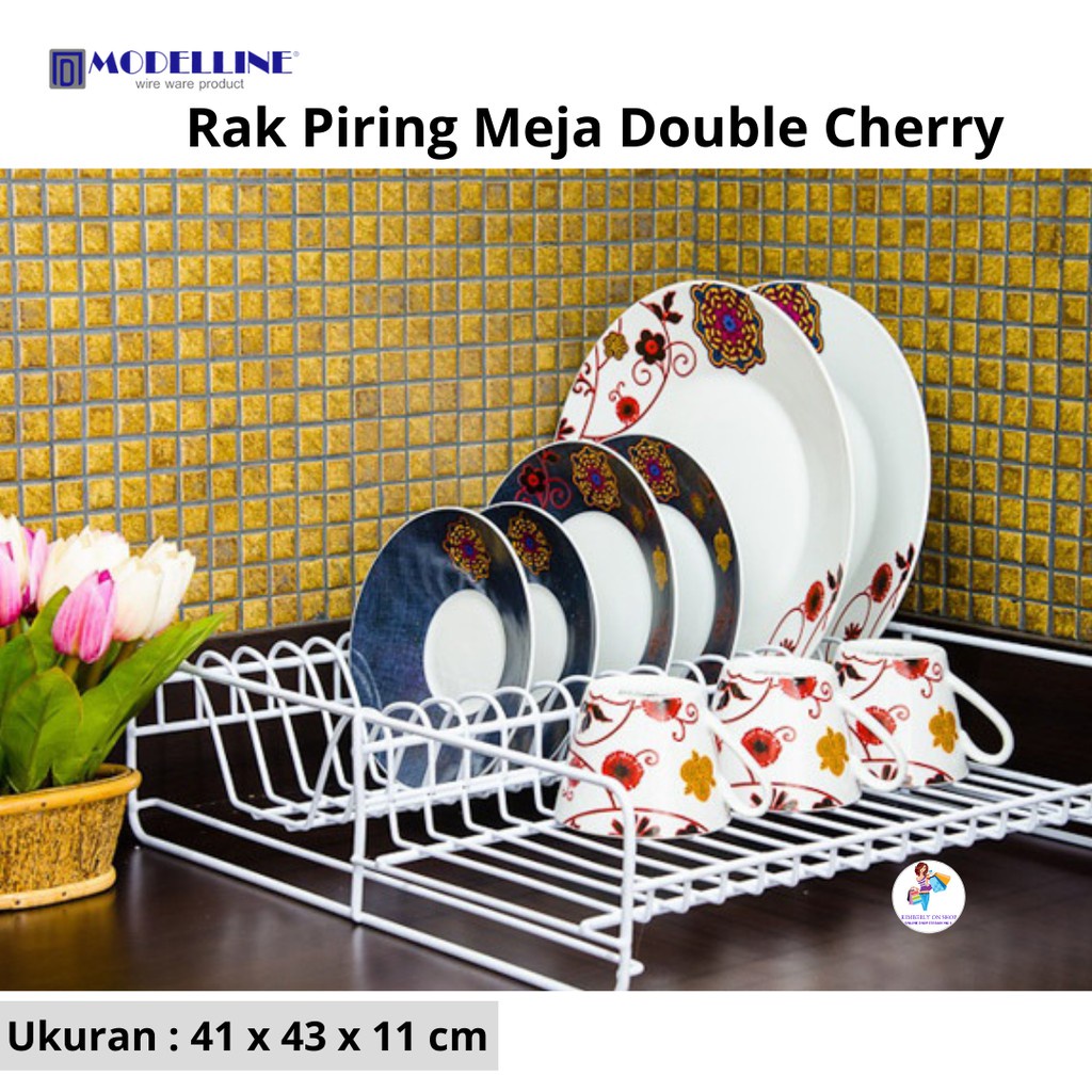 Rak Piring Meja Double Cherry KSR 01 Modelline