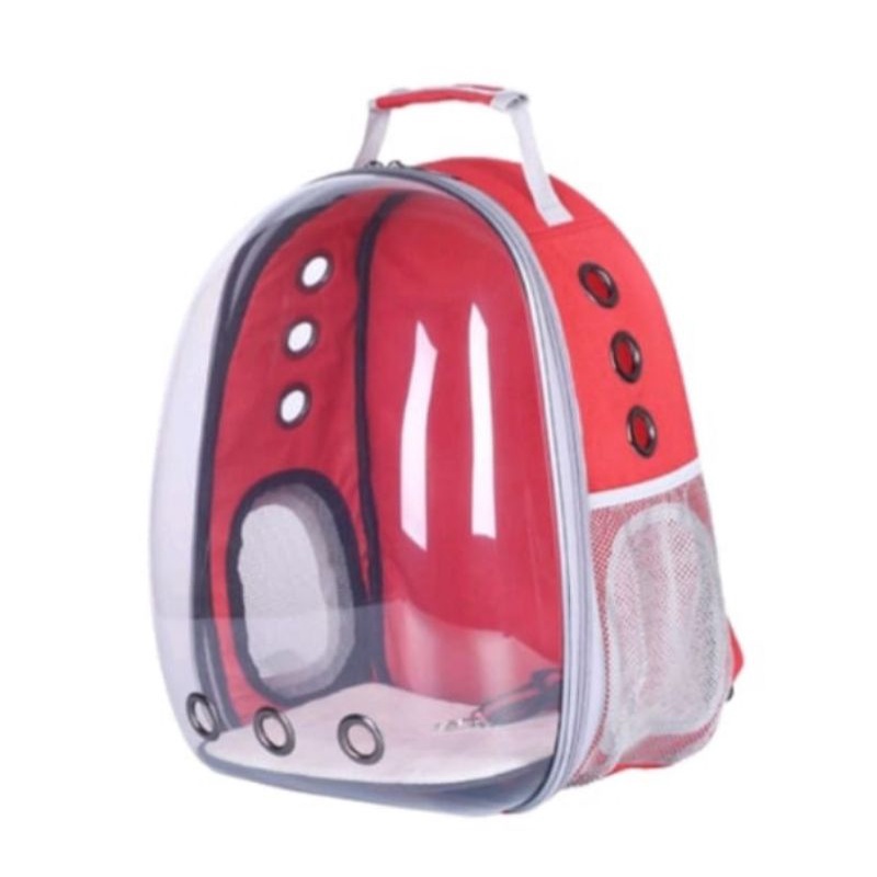 Tas Ransel Kucing Astronot Transparan Jumbo Pet Carrier Pet Cargo Tas kucing Anjing Shaestore15