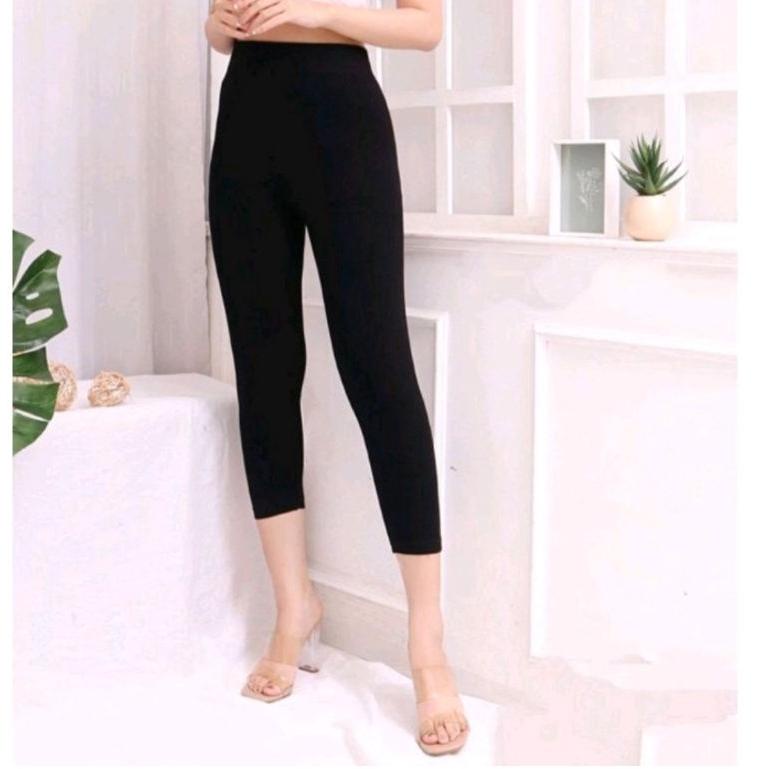PALING DIMINATI Legging Wanita Tebal 7 per 8 jumbo Polos