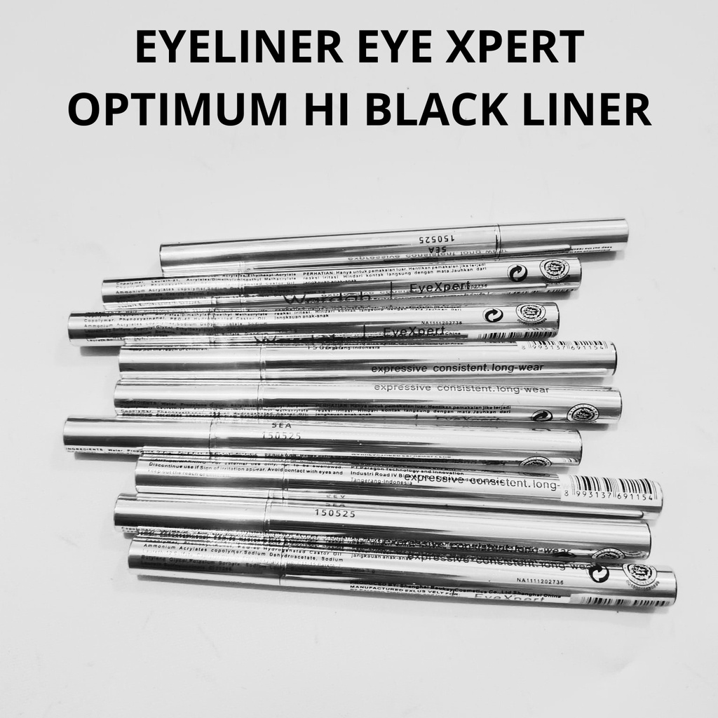 EYELINER EYEXPERT OPTINUM BLACK WATERPROFF TERMURAH ORIGINAL