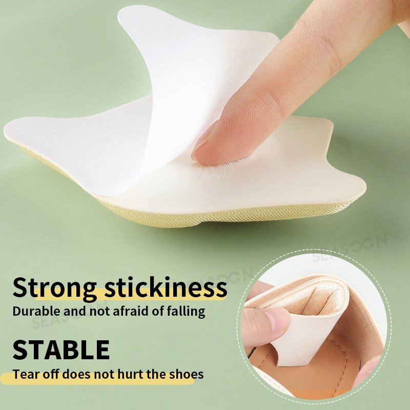 Olahraga Lari Sepatu 1cm Tebal Non-Slip Bantalan Tumit Mengubah Ukuran Pelindung Kaki 1 Pasang