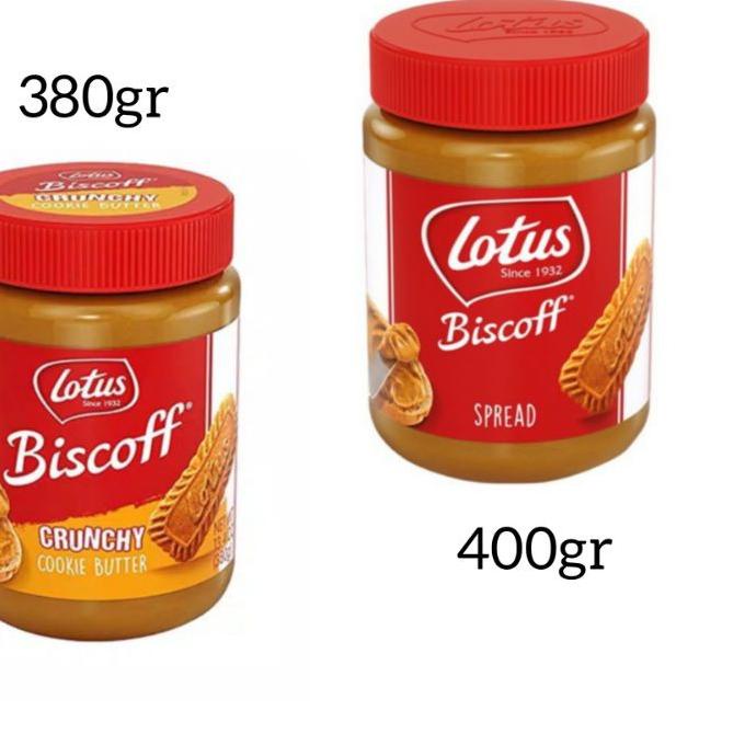 

☪ LOTUS Biscoff Crunchy 380gr, Biscoff spread 400gr ➮
