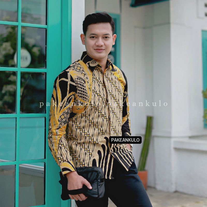 Batik Premium Pria Slimfit || Motif Parangg Kusnoo