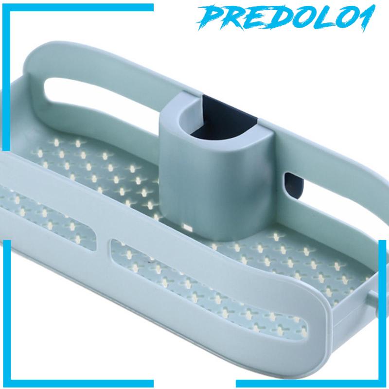 [Predolo1] Rak Tiris Kran Tahan Lama Gantungan Kain Piring Aksesoris Untuk Sikat Scrubber