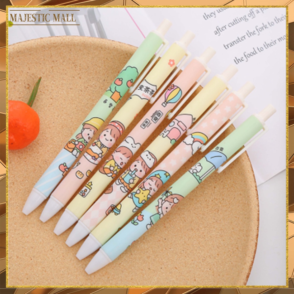 

Pulpen Gel Motif Cartoon Pulpen Pelajar Dan Kantor Pena Lucu Motif Girl Heart Variety Import COD ℳℳ 559