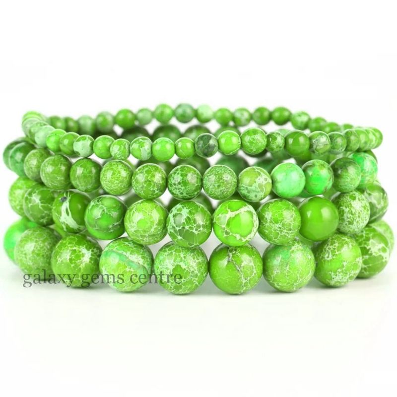 Gelang Batu Akik Pirus Hijau Original Stone