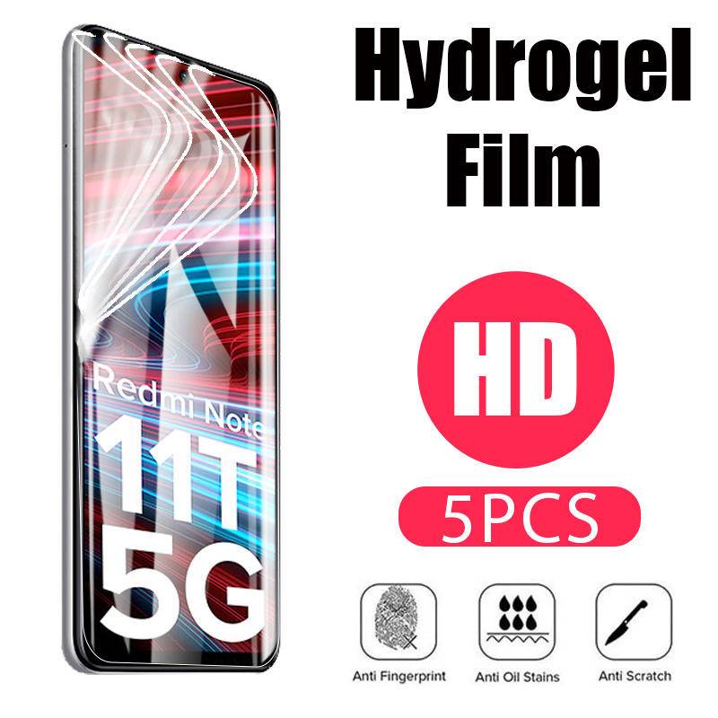 5pcs Untuk Redmi K60 Pro Hydrogel Film Pelindung Layar Untuk Redmi Note A1 8 9 9S 9A 9C 10 10C 10S 11 12 Pro Plus NFC 5G Films