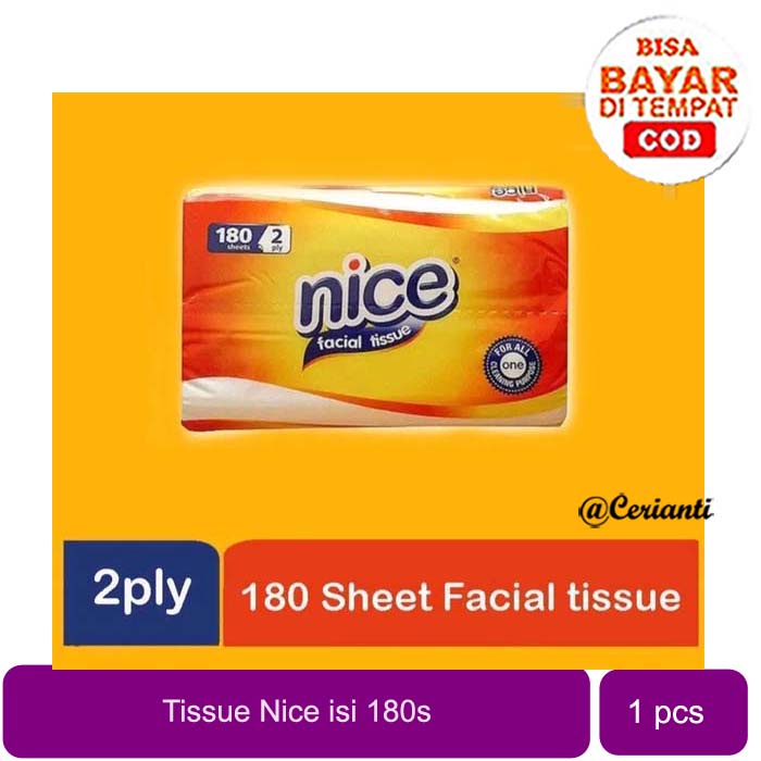 TISU NICE 360 Helai Facial Tissue 180 Sheets 360 helai_Cerianti