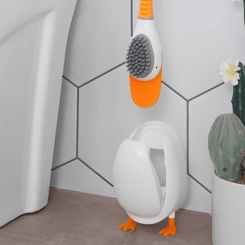 Silicone Toilet Brush/ Duck-Type Toilet Brush WC/Silicone Toilet Brush/Sikat Pembersih