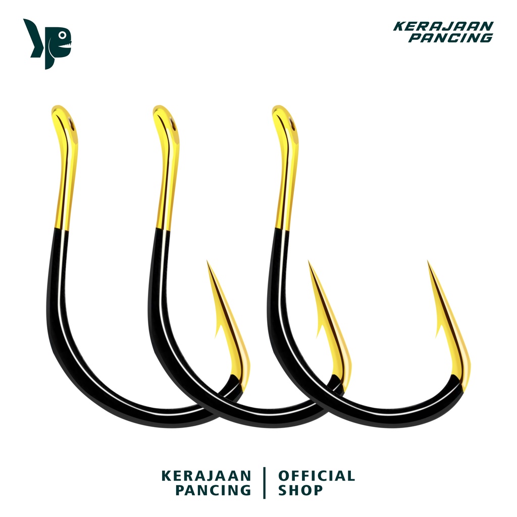 KERAJAAN PANCING - Kail Pancing (KAIL TYPE KECIL) Premium Warna Emas Hitam Isi10pcs/pack Kail Pancin