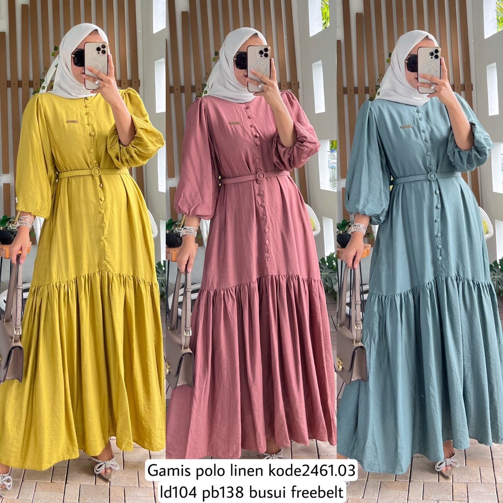 Gamis Polo Linen By Alvaro Collection