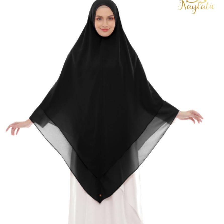 ♟ NAYLATU - Jilbab Hijab Khimar Nonpad Ansaria Ceruty Babydoll Ori Naylatu ☝