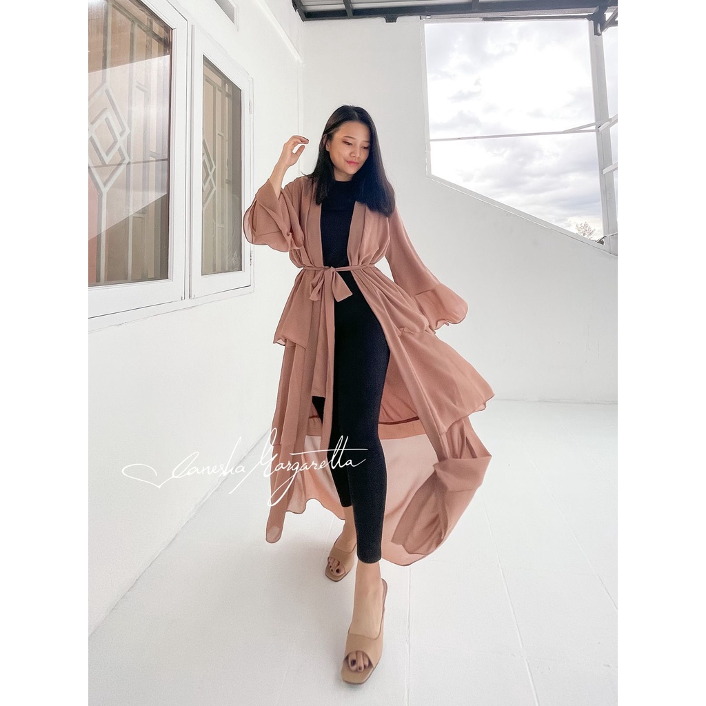 Vanesha Margaretta - 801 Outer wanita - cardigan - bolero muslim