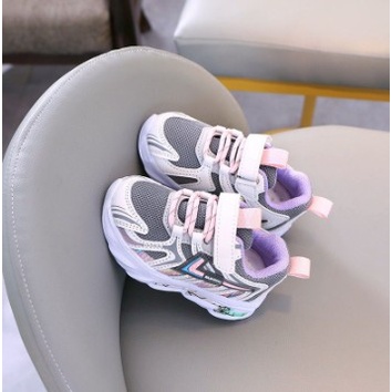 littlekiddoss Sepatu Sneakers Anak Perempuan Import Sepatu Sport Olahraga Anak Centang SH21111N