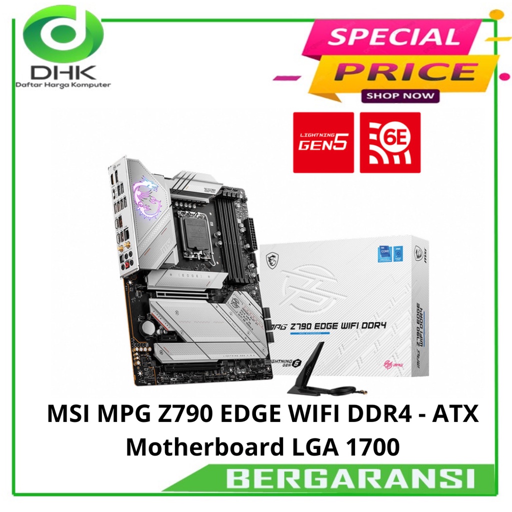 MSI MPG Z790 EDGE WIFI DDR4 - ATX Motherboard LGA 1700