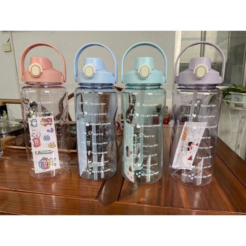 Botol viral korea bening 2 Liter