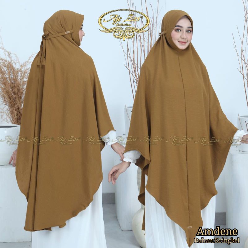 Hijab crinkle jumbo / hijab non pet jumbo / khimar cringkel amdene / jilbab instan jumbo / jilbab cr