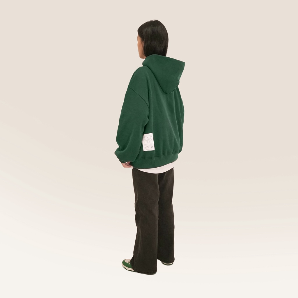 YESZY.MFG Boxy Fit Celtic Green Hoodie (375 GSM)