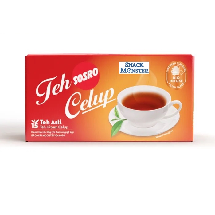 

Teh Celup Sosro - Netto 15 Bags x 2 gr