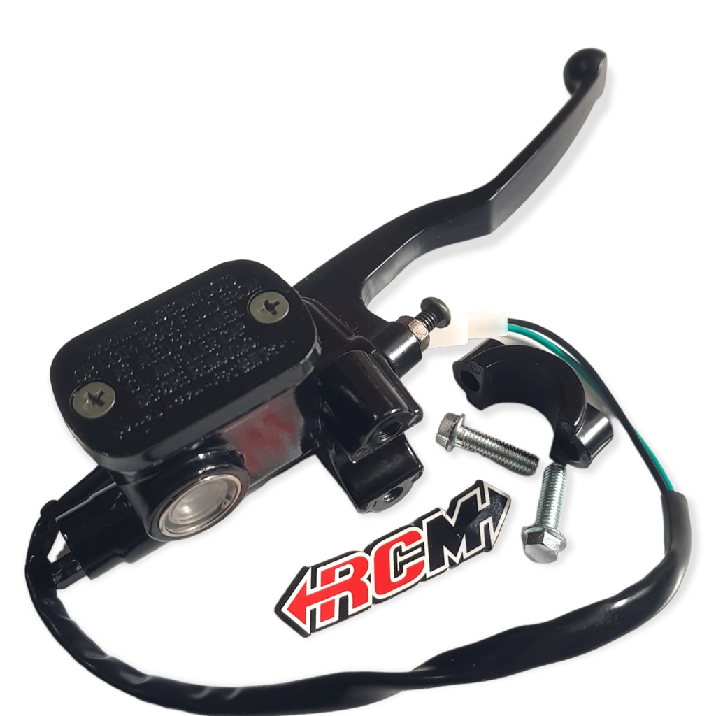 MASTER REM ATAS BRAKE PUMP HANDLE KANAN YAMAHA FIZR FIZ-R F1ZR F1Z-R VEGA JUPITER JUP Z CRYPTON HITAM BLACK LOKAL JAMINAN KUALITAS GK MURAHAN...