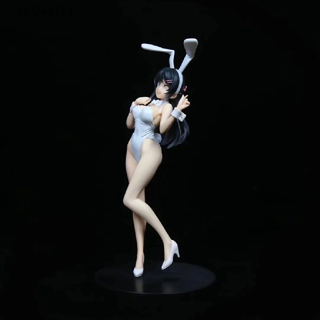 Xo Anime Rascal Not Dream of Bunny Girl Senpai White Mai Sakurajima Figure Mainan OL