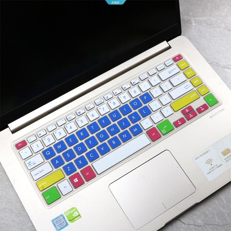 14-inch Keyboard Cover Asus Vivobook S510U X505Z X505X X505b A510U S5100 K505 A505ZA Silicone Silicone Waterproof Protect Skin Notebook dust Cover 【 ZK 】