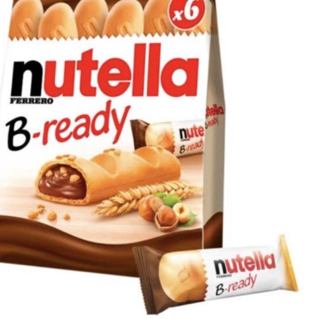 

✨Terbaru✨ Biskuit Nutella B-Ready Bready Be Ready Pack 132Gr 132 Gr isi 6 