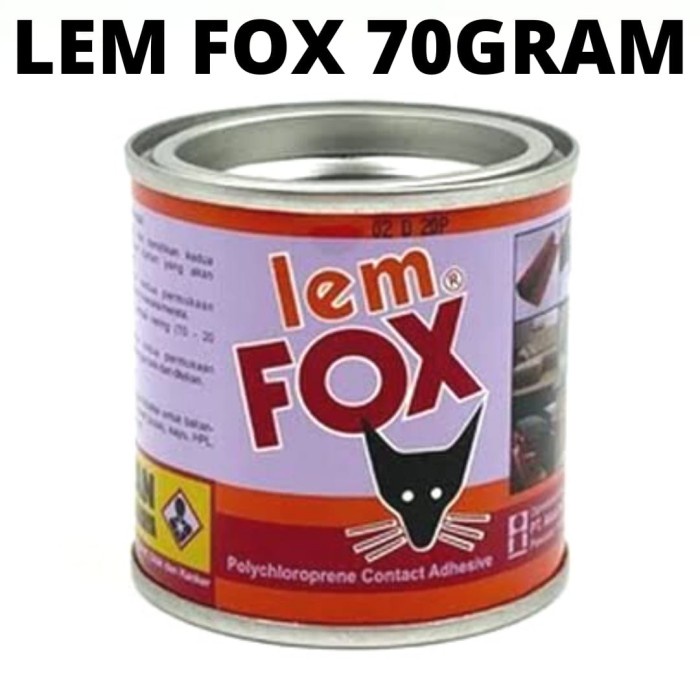 ] Lem Fox 70 gram lem kuning fox lem sepatu lem fox 70gram