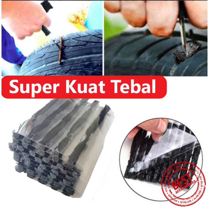 Anti Ban Bocor Tambal REFILL BLACK Karet Isi Ulang Tubeless