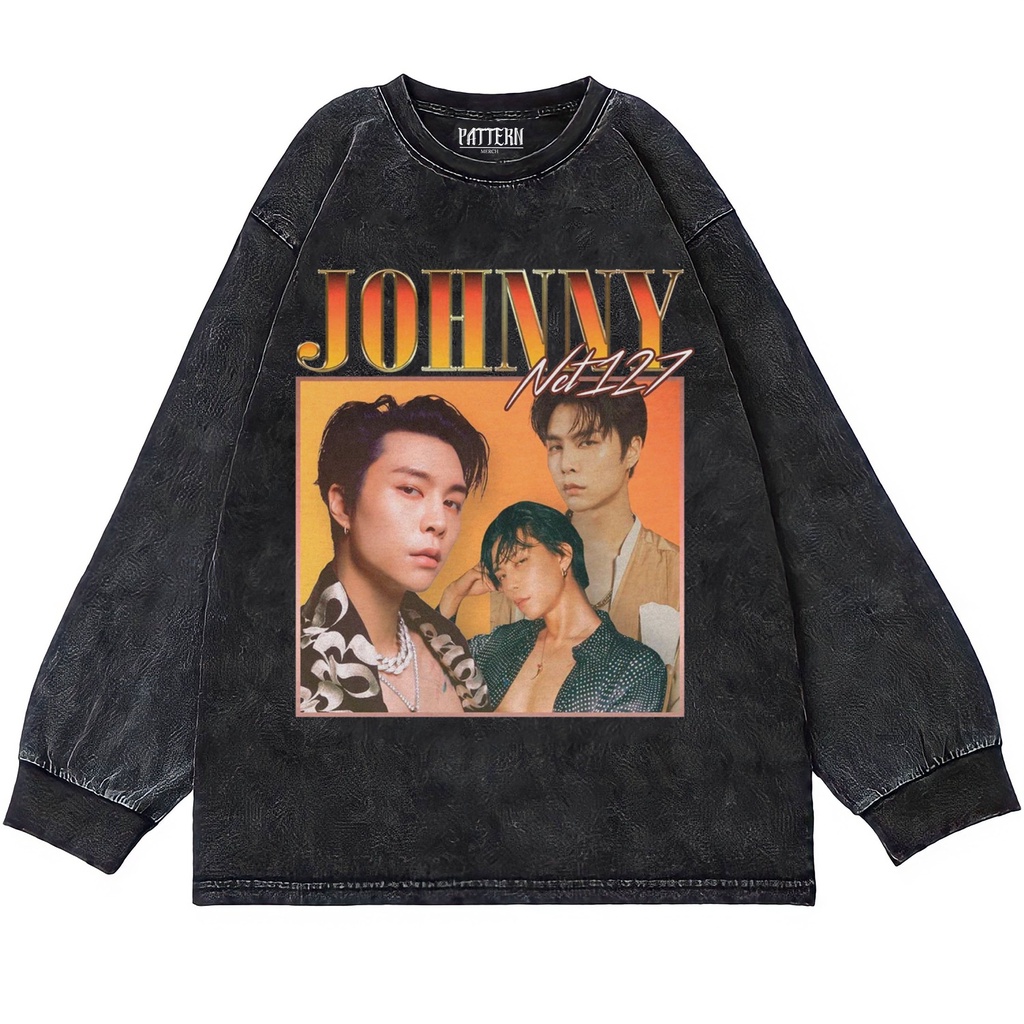 Patternmerch "kaos nct 127 Johnny homage" Oversize T-Shirt | Longsleeve Oversized | washing tee | Ka