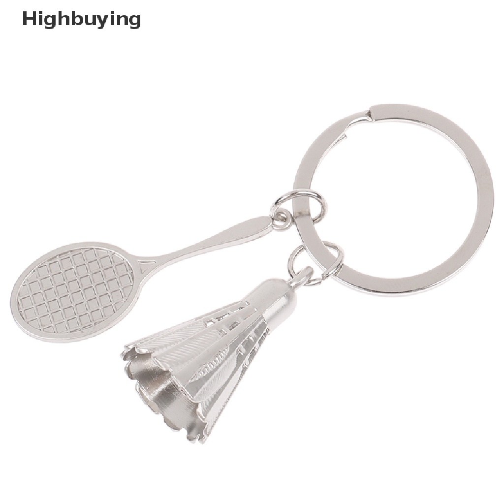 Hbid Mode Baru Gaya Hadiah Kreatif Aksesoris Badminton Dan Raket Gantungan Kunci shuttlecock Gantungan Kunci key ring Untuk Hadiah Ulang Tahun Glory