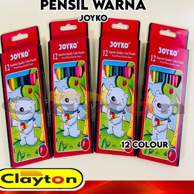 

I29 PENCIL WARNA / PENSIL WARNA JOYKO 12 WARNA PANJANG CUCI GUDANG ⇐