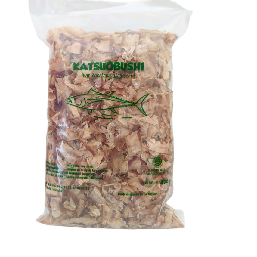

❄ KATSUOBUSHI HALUS 200 GRAM IKAN CAKALANG ASAP SERUT HALAL ♖