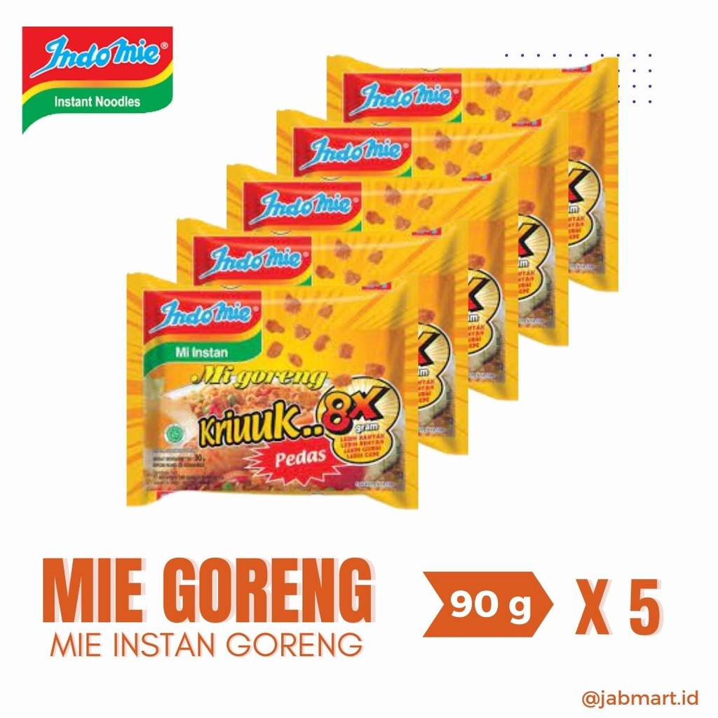 

INDOMIE GRG KRIUK PEDAS 90G (4 LEBIH HEMAT)