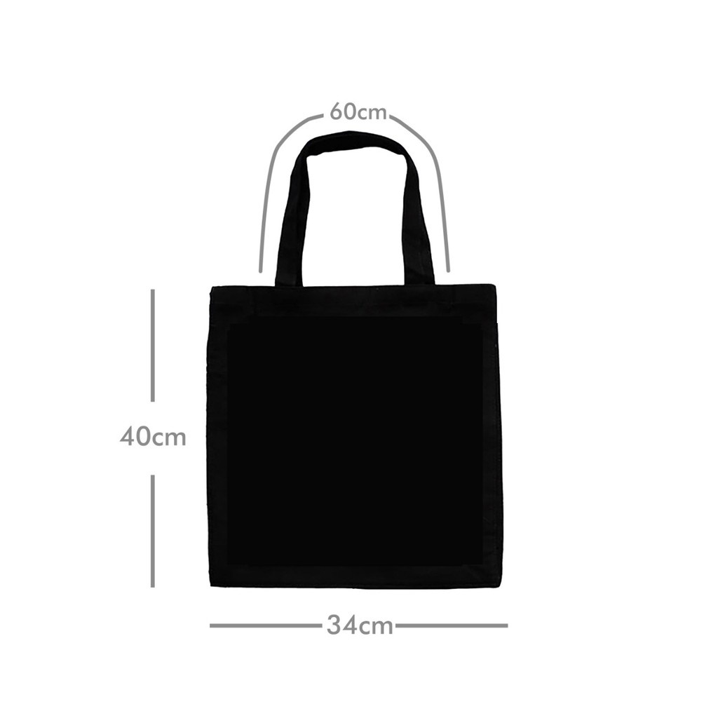 Tote Bag Resleting Kanvas Premium Fashion Tas Totebag Wanita Cactus Katus art