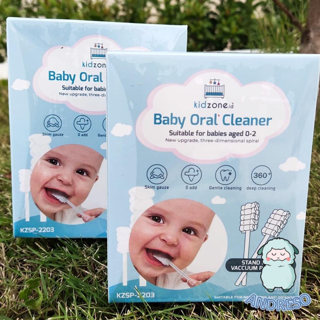 Pembersih Mulut Bayi Isi 30pcs Kapas Batang Untuk Bayi 0-2 Tahun Pembersih Lidah Bayi Baby Oral Cleaner