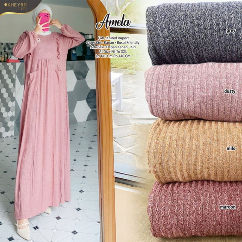 AMELA DRESS ORI KHEYRA | Knited Import