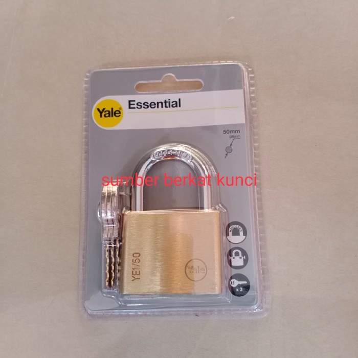 Murah Gembok Yale 50Mm Pendek/ Gembok Yale 50Mm Pendek Essential
