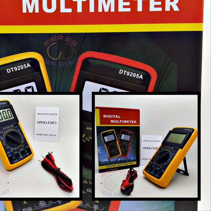 ♔ AVO METER | MULTI TESTER DIGITAL DT9205A | AVO METER DIGITAL DT9205A | DIGITAL AVO METER DT9205A ➹