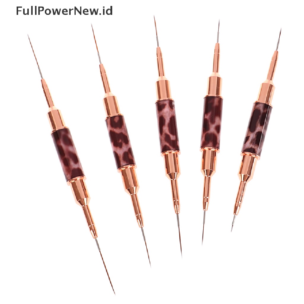 POWER 1PC Double Head Nail Art Liner Brush Paing Pen UV Gel Brushes Drawing ID