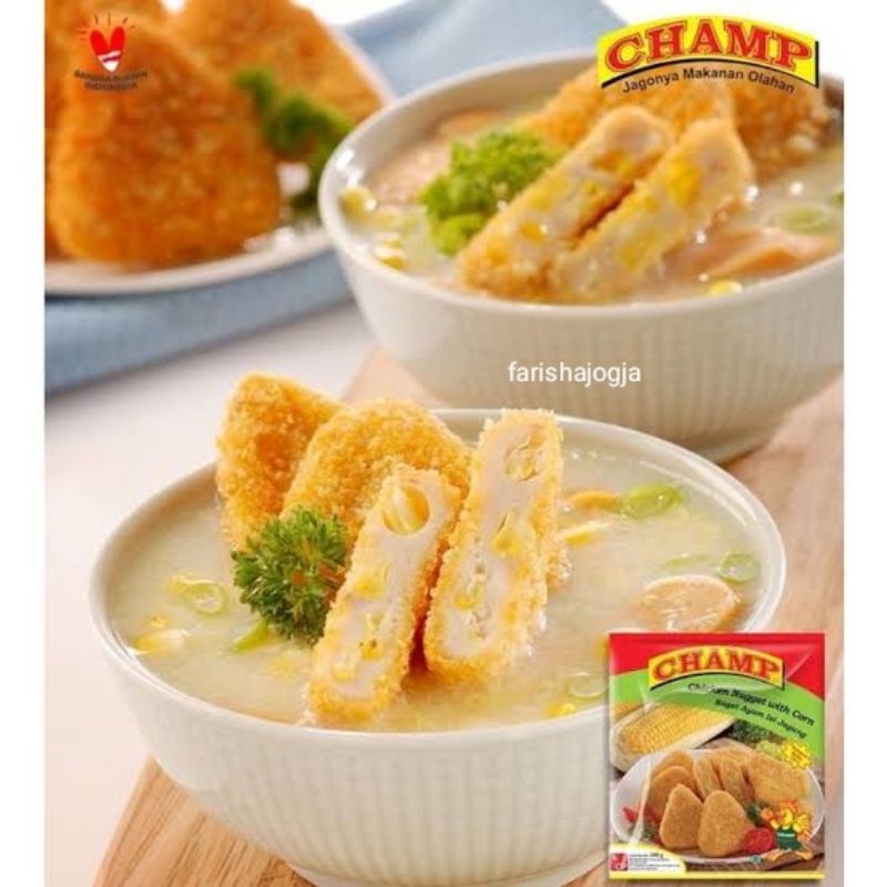 ✨ FSFF ✨ [instant] 500g Champ Chicken Nugget Corn | Champ Nuget Jagung