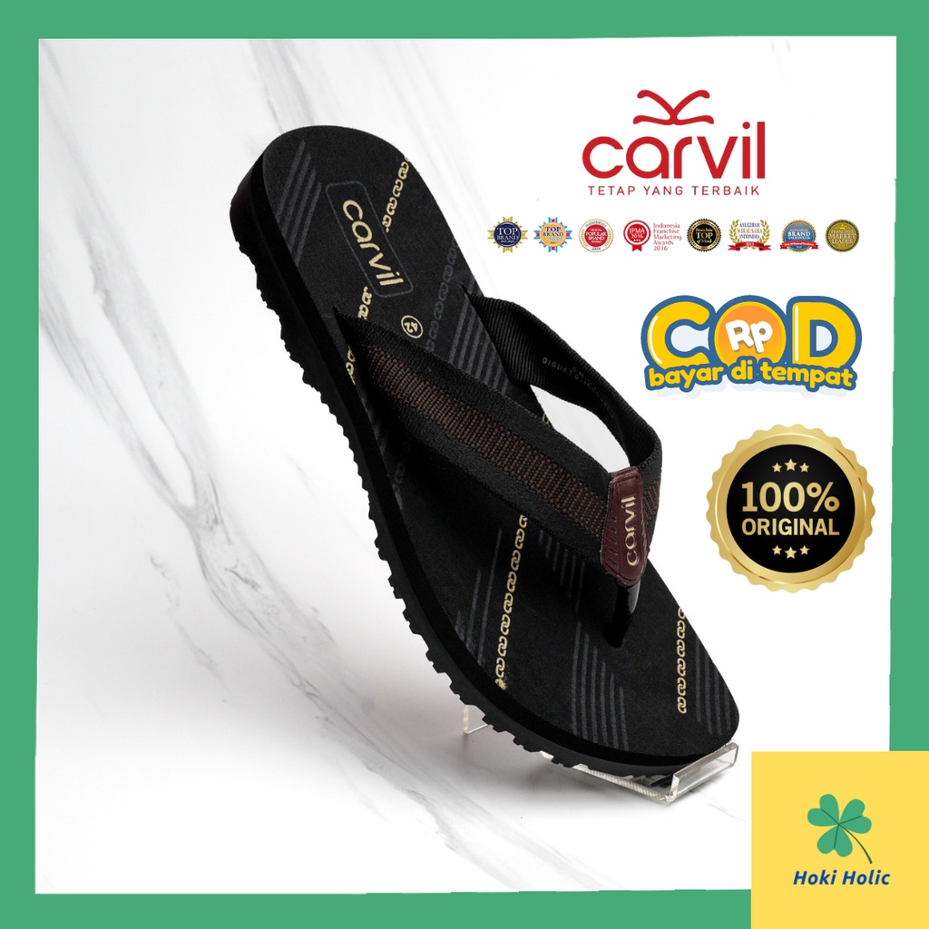 Sandal Jepit Carvil Pria Defender - Sandal Carvil Original Sendal Jepit Pria