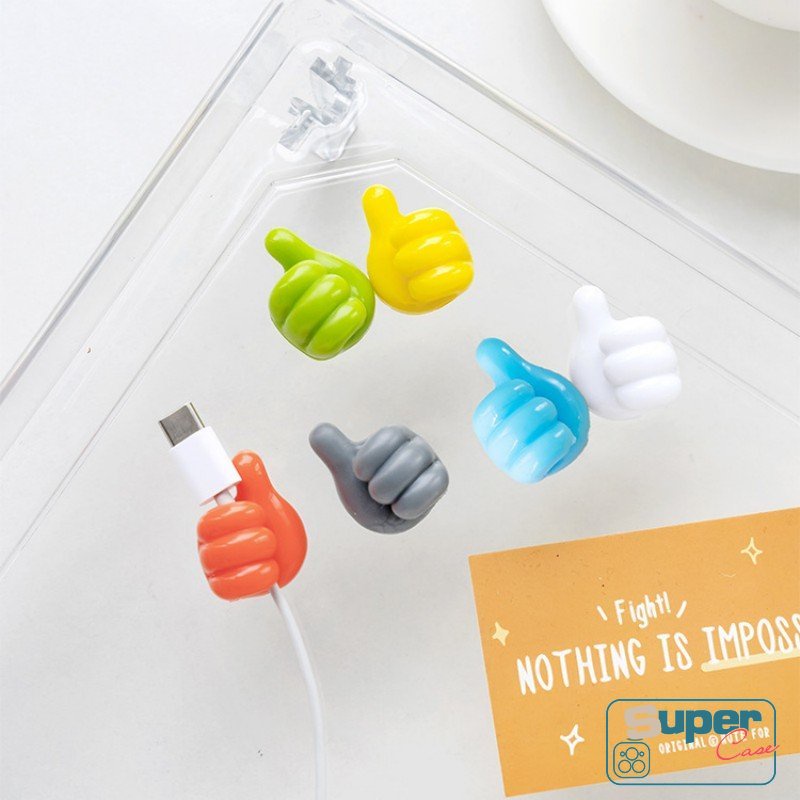 Kreatif 3D Jempol Kunci Gantungan Hook Hoom Perekat Diri Dekorasi Dinding HookOffice Tanggal Garis Kabel Klip Kawat Meja Organizer
