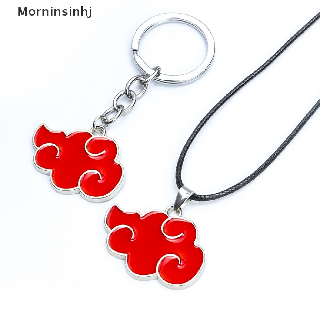 Mornin Red Cloud Keychain Cosplay Anime Liontin Kalung Perhiasan Gantungan Kunci Aksesoris id