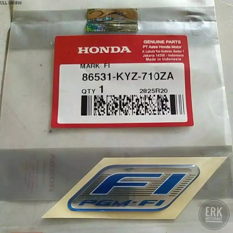 Logo honda FI supra, vario, beat, revo Fi