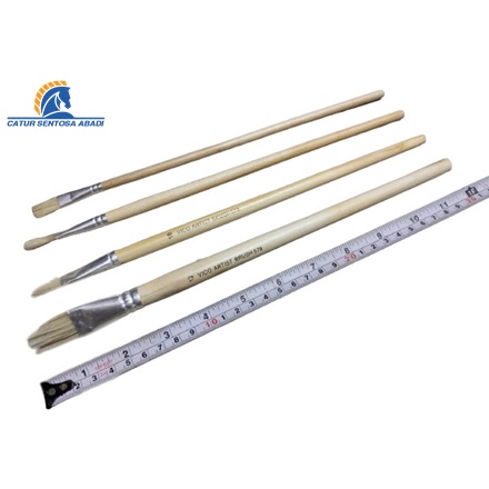 

Painting Brush Acrylic Kuas Lukis / Kuas Cat Air Minyak No 4 6 8 10 12 TERMURAH CSA
