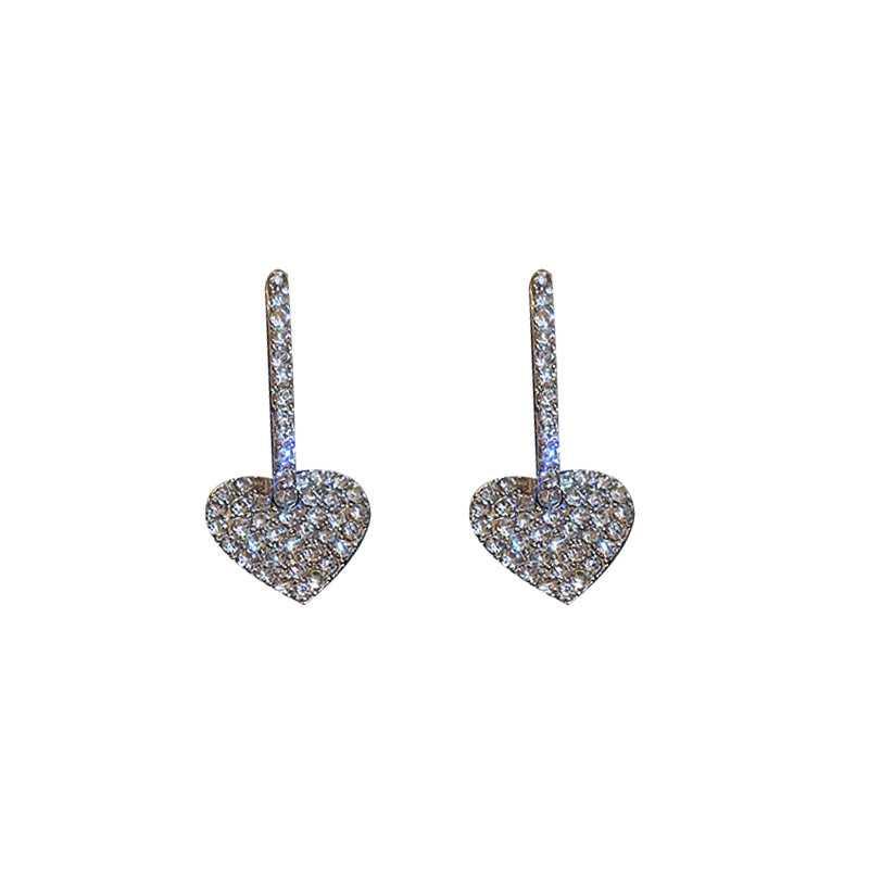 Anting Korea Hati Ear Studs Untuk Perempuan Manis Yang Indah