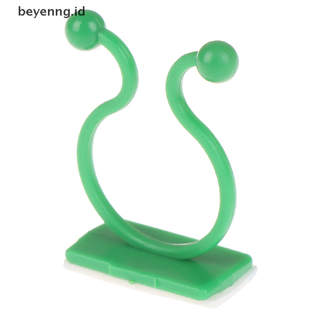 Beyen 50pcs Klip Penjepit Rotan Dinding Invisible Climbing Sticky Hook Fixed ID